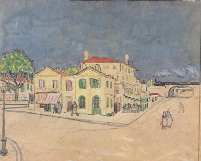 Vincent Van Gogh Vincent's House in Arles (nn04) France oil painting art